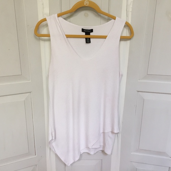 White House Black Market Tops - White House Black Market White Tank Top